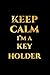 Produktbild Keep Calm I'm A Key Holder: Black and Gold Notebook | Journal. Perfect for school, writing poetry, use as a diary, gratitude writing, travel journal or dream journal