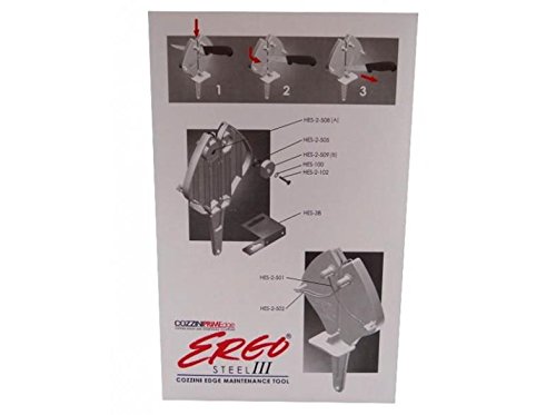 Messerschärfer Ergo Steel HES III weiß Schärfer Messer - 4