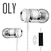 Oly Audio X15 In Ear Headphones with Mic - Silver - Premium Sweatproof Metal Sport Earphones with Carry Case - HD Sound, Bass and Voice For Handsfree Operation - Works with Android, iPhone, Windows Phones, Tablets and Laptops RS.849.00