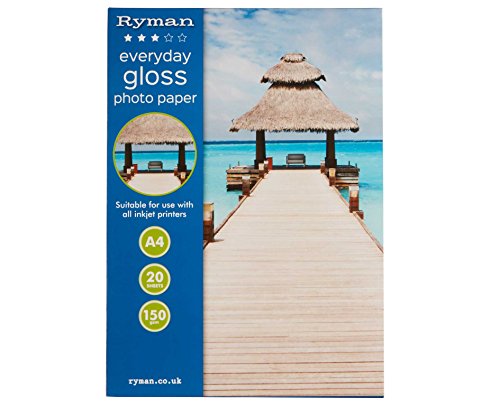 Price comparison product image Ryman Everyday Gloss Photo paper A4 150gsm 20 Sheets