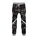 Produktbild Männer Elastische Taille Camouflage Farbe Kordelzug Baggy Jogger Hose Jogger Gym Fitness Hose Trainingsanzug Slim Fit Bottoms Training Jogginghose Grün 2XL