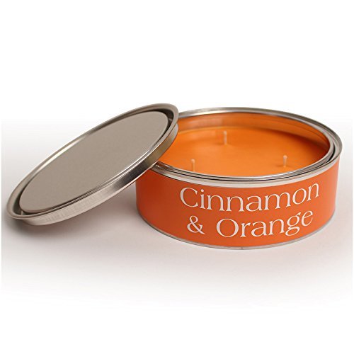 Pintail Candles Large 3 Wick Scented Candle Tin - Cinnamon & Orange