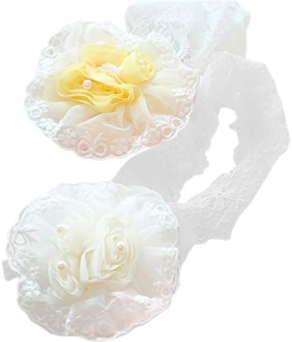 Jolieer 2 Baby Headband Girl Hair Head Band Flowers Flower Bridal Hair Head Band Hairband