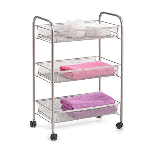 Zeller 17720 Etagen-Rollwagen Mesh 43.5 x 26 x 62.5 cm - 2