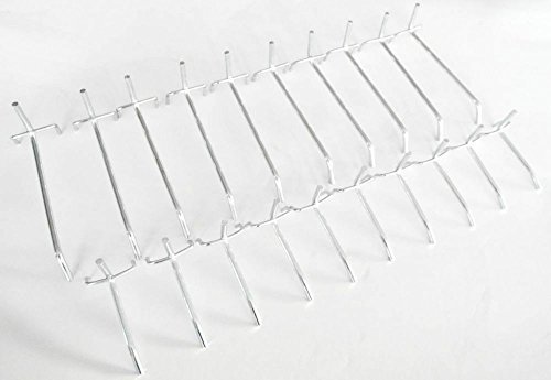 20 teiliges Set Lochwandhaken für eine Werkzeugwand mit Eurolochung