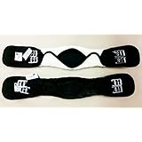 Kurzgurt mit Fell abnehmbar Sattelgurt anatomisch 2 Farben 60 70 80 90 100 cm (100, Natur Schwarz)