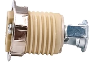 Hsthe Sea 6 Stück G9-Lampenfassung mit Halterung, G9-Gewinde, Keramik-Halogenfassung mit Ring, G9-Halogenlampenfassung für LED-CFL-Halogenlampen