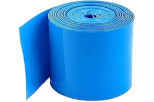 DAW21ONLINESHOP Gaine thermorétractable bleue 2:1 fardeau au mètre 1-40mm 1-5 mètre 40 mm 1 mètre