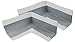 Produktbild WACOLIT 2 Stück Dichtecke Innenecke 135mm x 135mm, Fliesen Abdichtung Abdichtungsecke Abdichtecke Duschabdichtung Badabdichtung