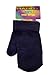 Baby Toddler Magic Mittens Assorted Colours Soft Stretchy navy.