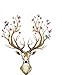 Price comparison product image Wall Stickers Longra® 3D PVC Deer Head Antlers Blossom Wall Stickers Removable  More Use ! BEAUTIFUL
