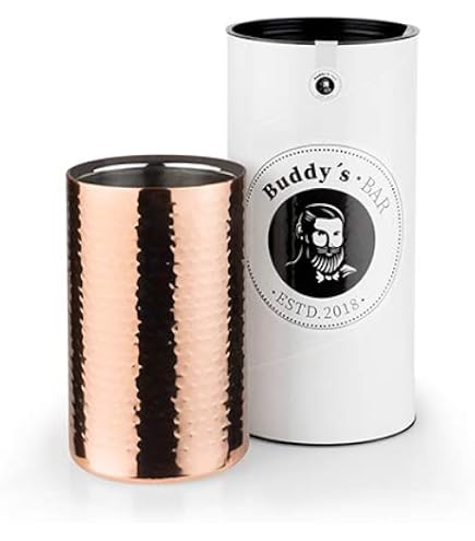 Seau à Champagne Double Paroi Inox Assheuer & Pott - 10,5 Litres - Idéal Pour Réceptions