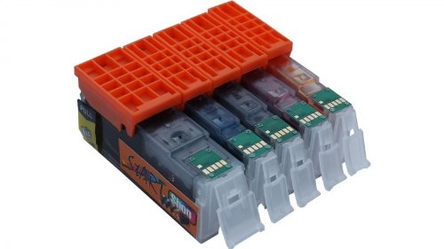 Start – 10 XL Ersatz Chip Patronen kompatibel zu Canon PGI-550BK XL Schwarz, CLI-551BK XL Foto-Schwarz, CLI-551C XL Cyan, CLI-551M XL Magenta, CLI-551Y XL Gelb für Canon Pixma iP7250, iP8750, iX6850, MG5450, MG5550, MG6350, MG6450, MG7150, MX725, MX925 - 2