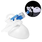procedimiento colector urinario masculino Sellado fuerte: Orina cubo impermeabilización potencia es bueno, no es después de su uso goteras, tapa de plástico, fácil de limpiar y también con un anti olor de larga duración, puede ser aislado olor