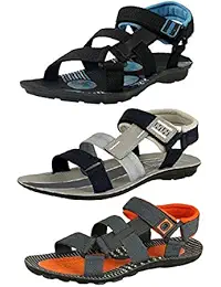 Tempo New Men's Combo Pack of 3Sandals