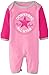 Converse 063531 Baby-Girls Romper, Chuck Pink, 6-9 Months