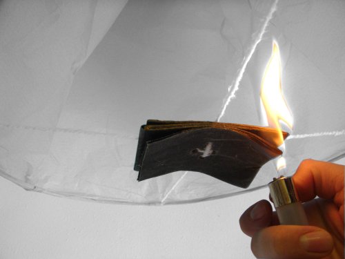 1 x Himmelslaternen Skylaternen fliegende Laterne Skyballon – weiß - 4