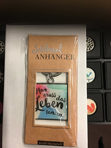 Preisvergleich Produktbild Schlüsselanhänger Man muss das Leben tanzen