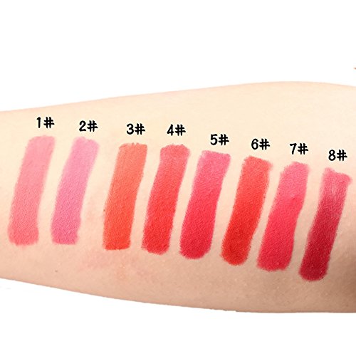 Wishwin Lippenstift Lipgloss Penis Langlebig Feuchtigkeitsspendende Wasserdichte Lippenstift Make-up Kosmetik 8 Farben - 2
