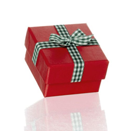 Preisvergleich Produktbild Rössler Country-Style-Kartonage m. Schleife, 80x80x55, rot