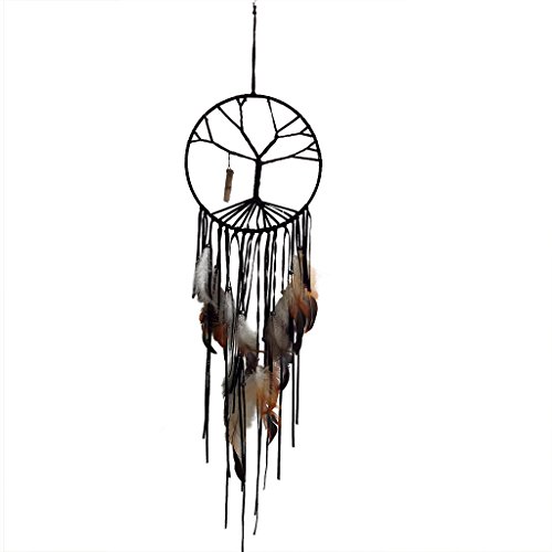 Schwarz Traumfänger Von Dem Baum Des Lebens Für Auto Hängen Hauptwanddekor