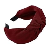 Yvelands Damen Mode Stirnbänder Breit Haarbänder Bogen Knoten Haarband Frauen Haar Kopfband Einfache Süße Mädchen Haar Stirnband Haarschmuck