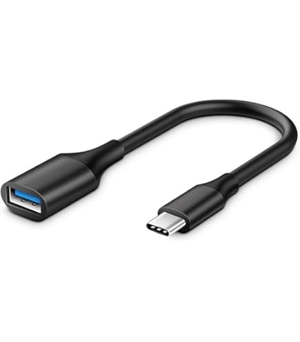 Câble OTG PH26Ⓡ Pour Xiaomi Redmi Note 14 5G India - USB-C Mâle Vers USB-A Femelle - 20cm - Nylon Tressé