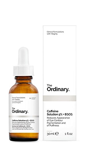 The Ordinary' Caffeine Solution 5% + EGCG' 30ml, Reduces Appearance of Eye Contour Pigmentation and of Puffiness