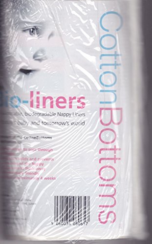 COTTON BOTTOMS BIO LINERS 200 IN PACK BIODEGRADABLE BIO LINERS