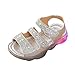 Produktbild Pingtr - Kind Schuhe Mädchen Prinzessin Sandalen - Männer und Frauen Außenhandel Strasssteine hellem Leder LED-Licht Sportschuhe Sandalen