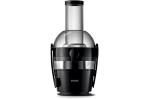 Philips Série 3000 Centrifugeuse - Puissance 800W, Technologie QuickClean, Cheminée XL 75mm, Capacité 2L, Facile à Assembler et à Rincer, Jus Lisse Sans Pulpe (HR1856/70)