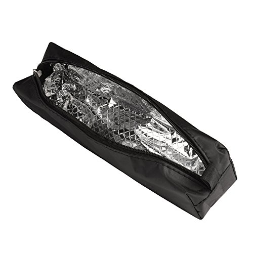 LadyHelena® Mini Glätteisen / Haarglätter Tourmaline Keramik mit Beutel EU Stecker Schwarz - 7