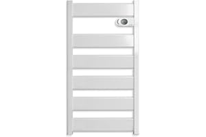 HJM LYSA 750 Toallero Eléctrico Cerámico Blanco | Secatoallas | 750W | Bajo Consumo - Programable 24/7 | Función Turbo