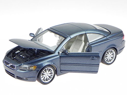 Preisvergleich Produktbild Volvo C70 Coupe blau Modellauto 22100 Bburago 1:24