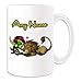 Produktbild Personalisiertes Geschenk, großer Goblin Hunter Tasse (MMORPG Design Thema, weiß) – alle Nachricht/Name auf Ihre einzigartige – World of Warcraft Online RPG Spiel Blizzard WOW ALLIANCE Horde Burning Crusade Wrath Lich King Cataclysm Mists Pandaria Kriegsherren draenor Legion orgrimmar bilgewater Harbor Huntress Löwe Pet weiblich