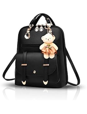 NICOLE&DORIS Frauen Art und Weiseschule Hochschulreise im Freienbeutel Mädchen Spielraum Rucksack Daypack Schulter PU