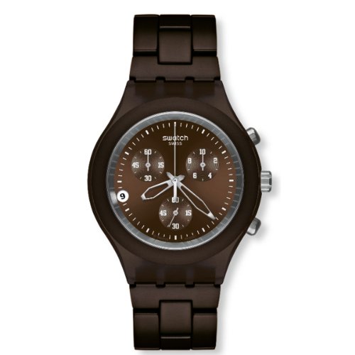 Swatch Herren-Armbanduhr Full-Blooded Smoky Brown SVCC4000AG