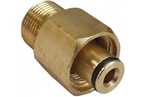 WESSPER Sillar Adaptateur Easy!Lock TR22 IG filetage intérieur vers connecteur M22 AG x 1,5 ET en laiton | Kärcher haute pression accessoire alternative à l'adaptateur 6 | Pour Kärcher HD et HDS Serie