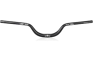 GEWAGE Guidon de vélo Riser en alliage d'aluminium léger,longueur 780mm,convient pour potence 31,8,déal pour montagne,route et roues hybrides avec plusieurs options d'ascension(90mm de hauteur)