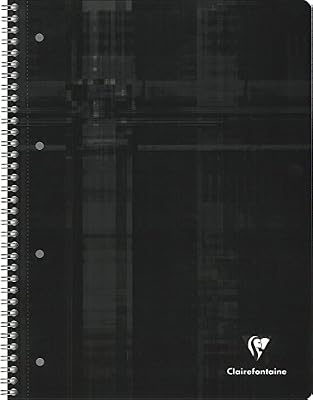 Clairefontaine Cahier reliure intégrale 22,5x29,7 160p uni perfo. 4 trous