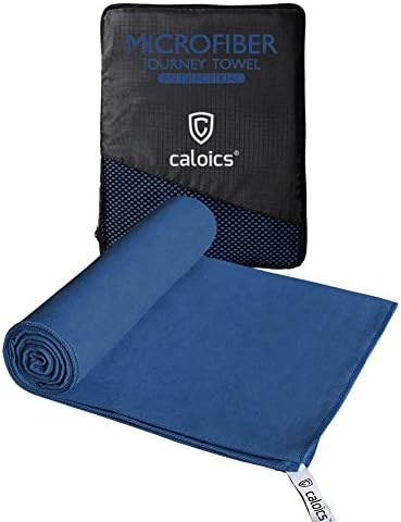 Microfiber Towel, Caloics® Super Quick Drying Absorbent &amp; Antibacterial Bath Towel Light weight Sports Towel great for Beach Travel Sports Gym Yoga Pilates Bath Camping Swimming