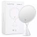 Produktbild LANGSTAR Kosmetikspiegel LED mit Licht, 21 cm Durchmesser Make-Up-Spiegel Schminkspiegel mit Blendfreier Beleuchtung für Zuhause und Unterwegs
