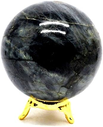 Natural Gemstone Sphere Ball Aura Balancing Metaphysical Ball Crystal Healing Ball Polished Stone (Labradorite)