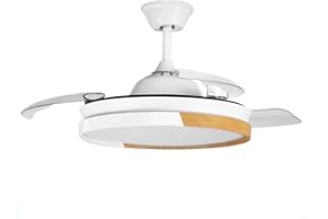 FABRILAMP AKUNADECOR Ventilador Emperador Dc Blanco Con Memoria De Color