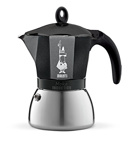 spécification Bialetti 0004813 Moka Induction Aluminium/Inox Noir 17, 3 x 12, 5 x 23 cm