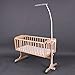 Swinging Crib / Cradle BambinoWorld with mattress and canopy