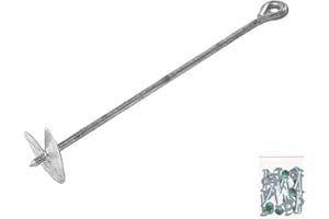 ‎WICKEY Wickey QuickLock Bodenanker-Set, 6 Stück, Stahlanker für Spielgeräte, Schaukeln & Rutschen, 50 cm Länge, Robust & Wetterfest, Einfache Montage