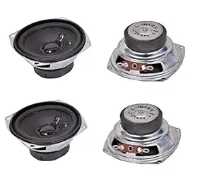 ERH India 3 Inch Speakers for 2.1 Home Theater with Powerful Sound - Pack of 4