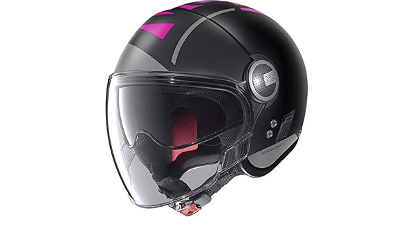 Nolan N21 Visor Avant-Garde Casco a getto Nero opaco/Pink XXS (54) :  Amazon.it: Sport e tempo libero
