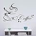 Produktbild Kreative Kaffee Gourmet Küche Kunst Wandaufkleber Diy Vinyl Home Decor Restaurant Bar Abnehmbare Wasserdichte Tapete YUJIANF